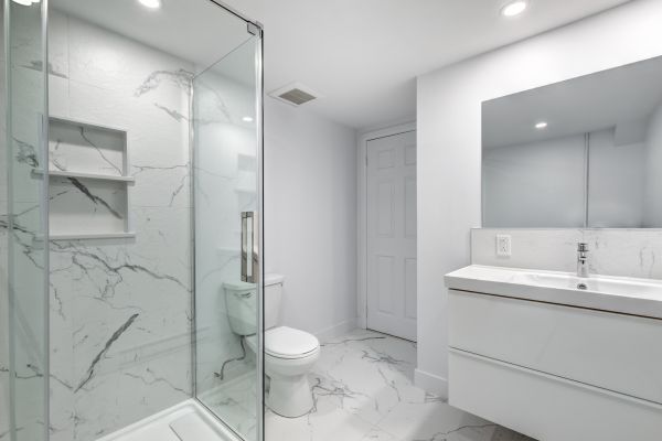 Basement Bathroom Construction in Ballwin